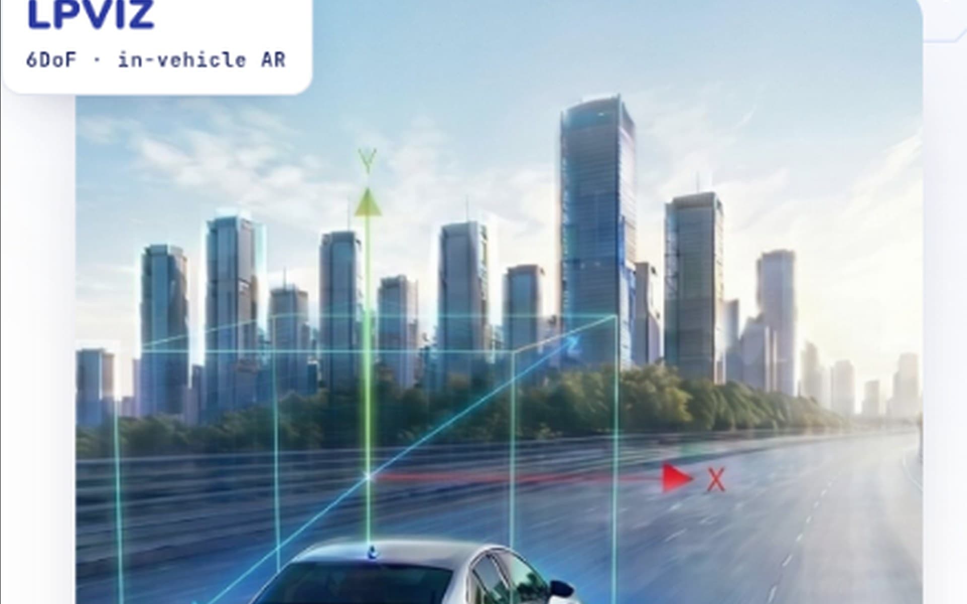 LPVIZ in-vehicle AR — visual from the LP-RESEARCH Tech Seminar 2026