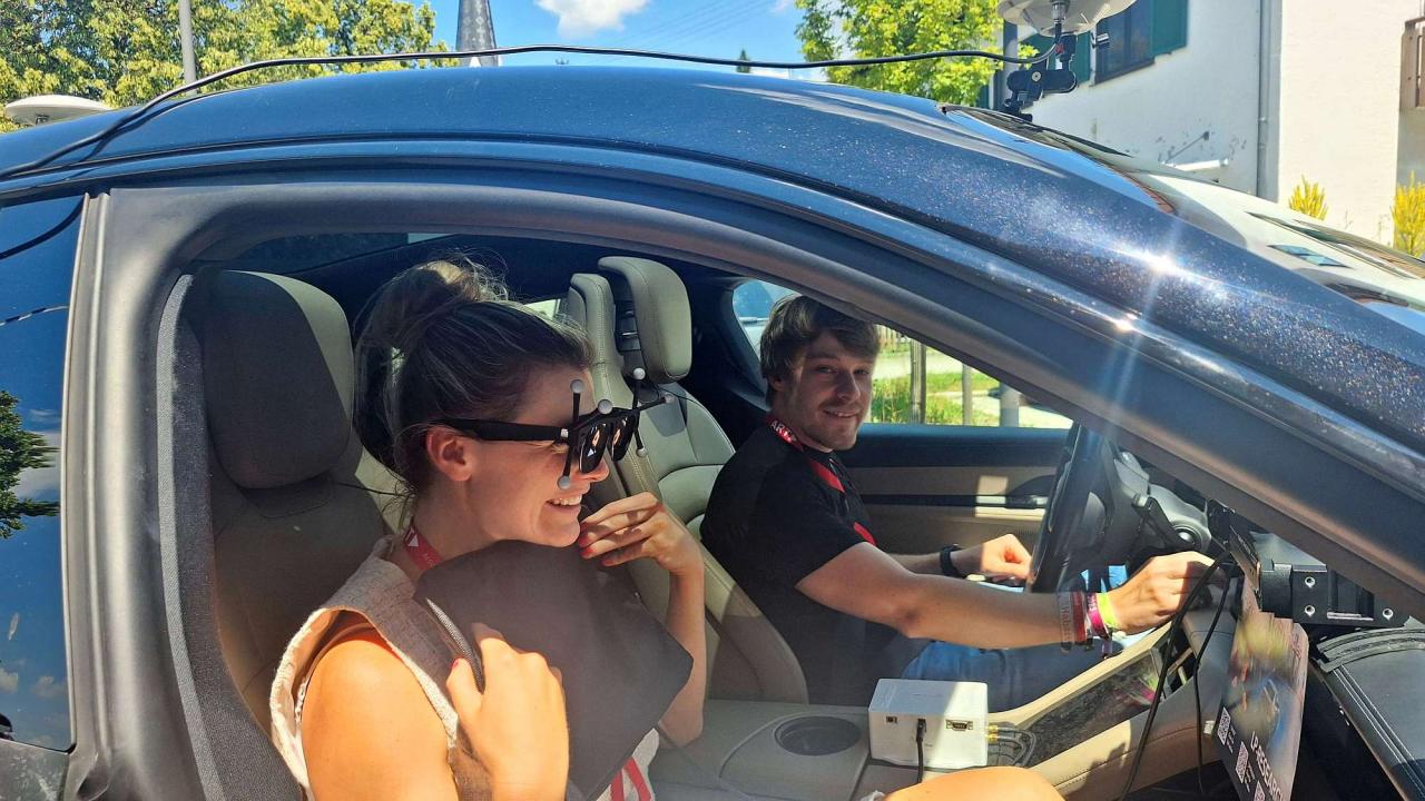 Immersive driving assistance with LP Research and ART